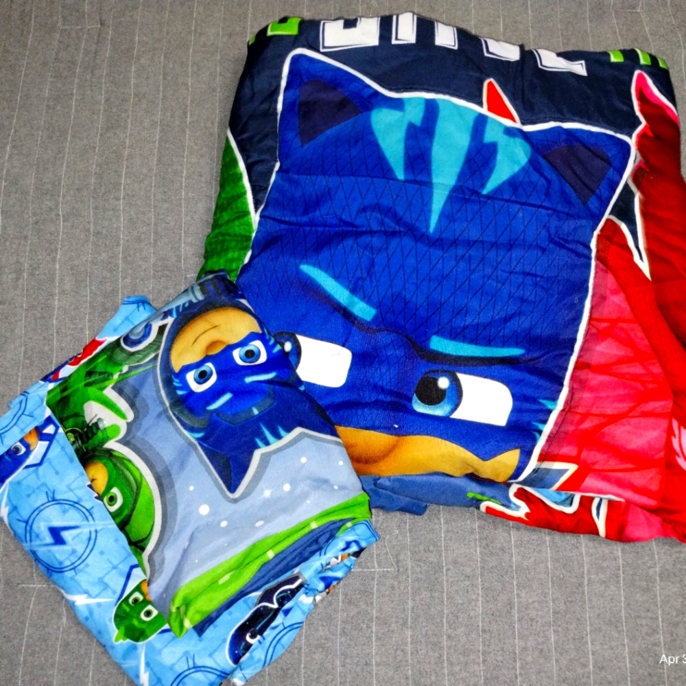 PJ masks toddler bed set